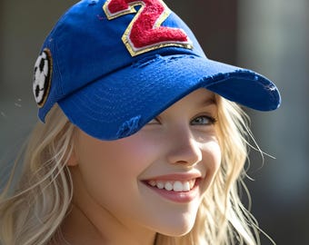Personalized Soccer Mom Trucker Hat with Number Patch - Custom Game Day Sports Cap for Team Supporters