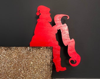Christmas Santas List Door Corner Sign, Santa's List Decorations, Santas Naughty and Nice List, Unique Christmas Decor