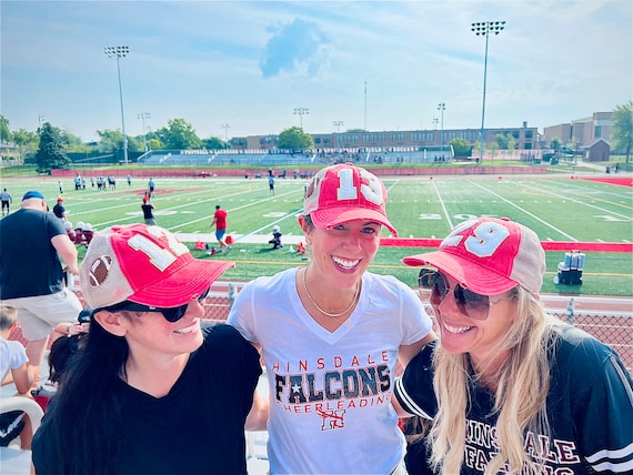 Football Mom Hat – Game Day Trucker Cap with Varsity Number Patch, Personalized Team Gift, Sports Mom Accessory