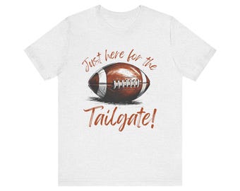 面白いテールゲートフットボールTシャツ：スポーツファンやテールゲートパーティーに最適な試合日用ユニセックスジャージ