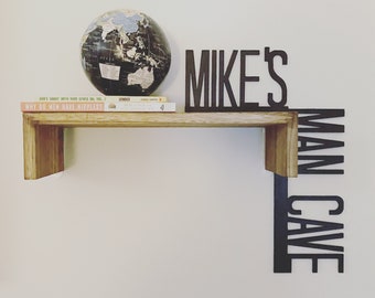 Personalized Man Cave Door Corner Sign: Custom Garage Decor