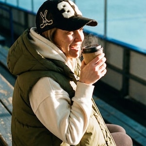 Personalized Hockey Mom Hat with Player Number | Personalized Hockey Mom Hat | Custom Hockey Hat with Player Number | Hockey Mom Gift image 2