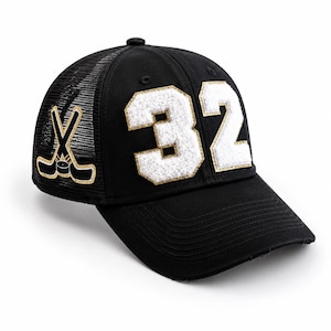 Personalized Hockey Mom Hat with Player Number | Personalized Hockey Mom Hat | Custom Hockey Hat with Player Number | Hockey Mom Gift image 7