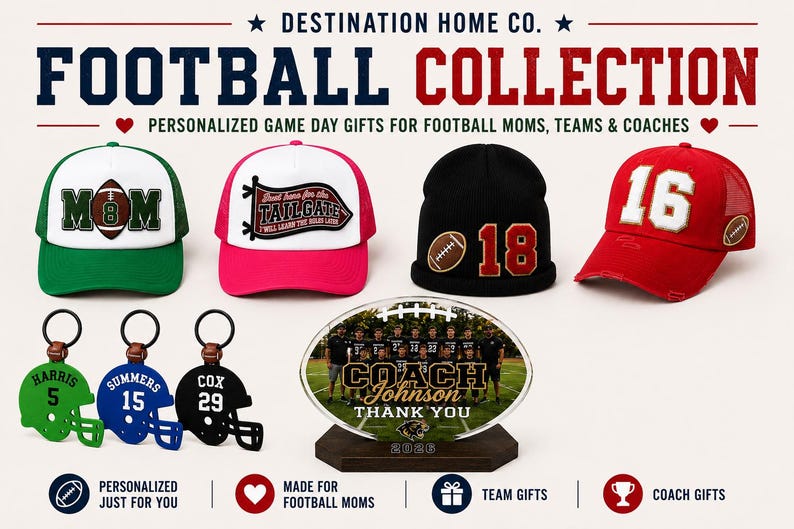 Football Mom Trucker Hat with Number, Game Day Hat for Moms, Custom Player Number Hat, Sports Mom Hat, Football Season Gift, Team Spirit Cap image 7