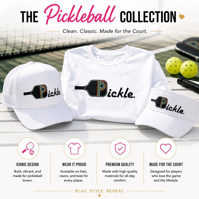 Funny Pickleball Trucker Hat, Pickleball Gift, Retro Pickle Hat, Dink Hat, Pickleball Mom Hat, Cute Sports Hat, Pickle Ball Cap image 9