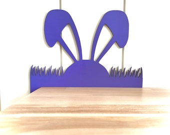 Easter Bunny Ears Door Corner Sign, Happy Easter Decor, Easter Bunny Sign, Happy Easter Sign, Bunny Ear decorations