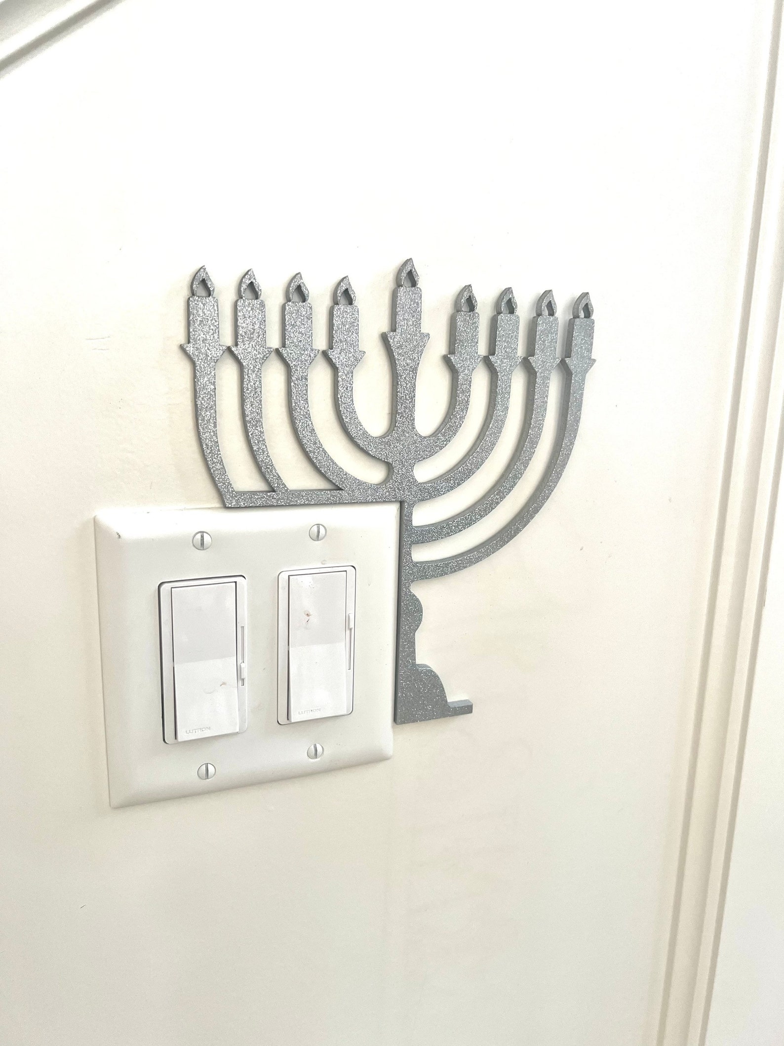 Menorah Decor Menorah Door Corner Hanukkah Decorations Etsy