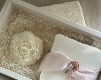 20 pieces 10 x 10 Extra Fine Handmade Paper | Cotton Paper | Handmade Paper | Mother's Day Gift | Gift Box with Candles