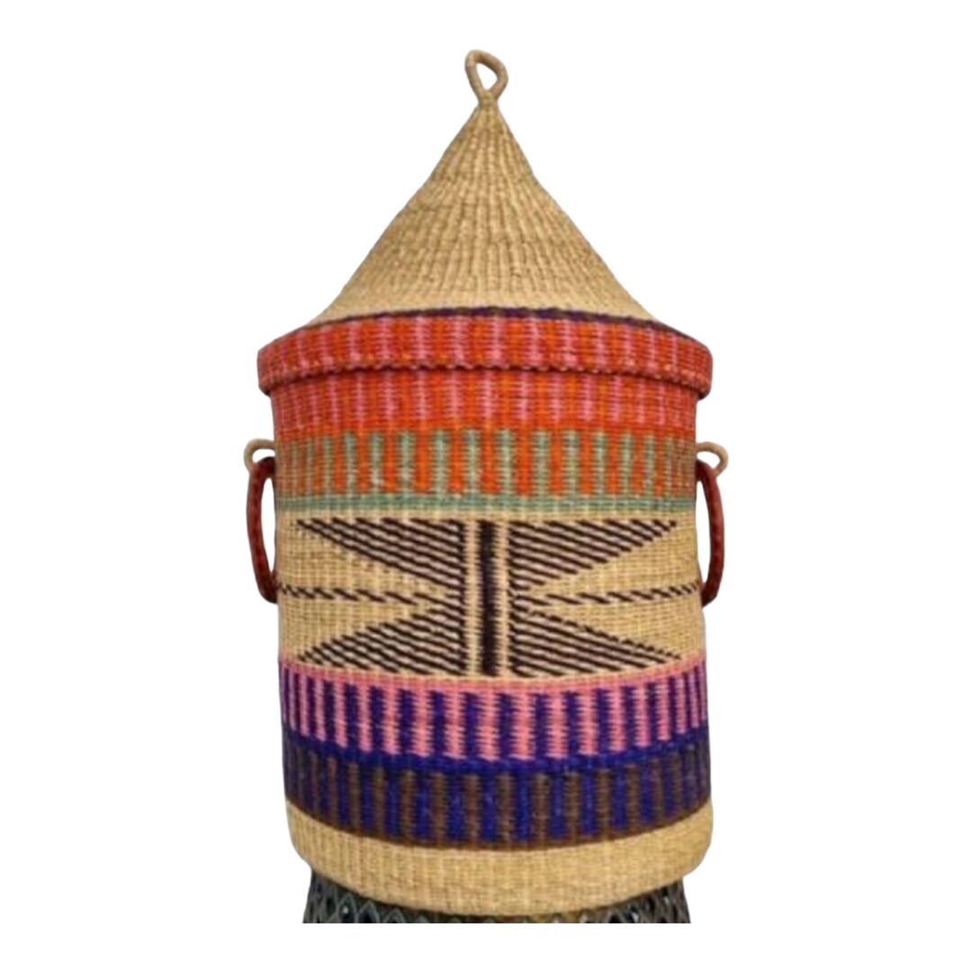 African Royal Parade Quilted Laundry Basket NCU0HNH1007 main image 1