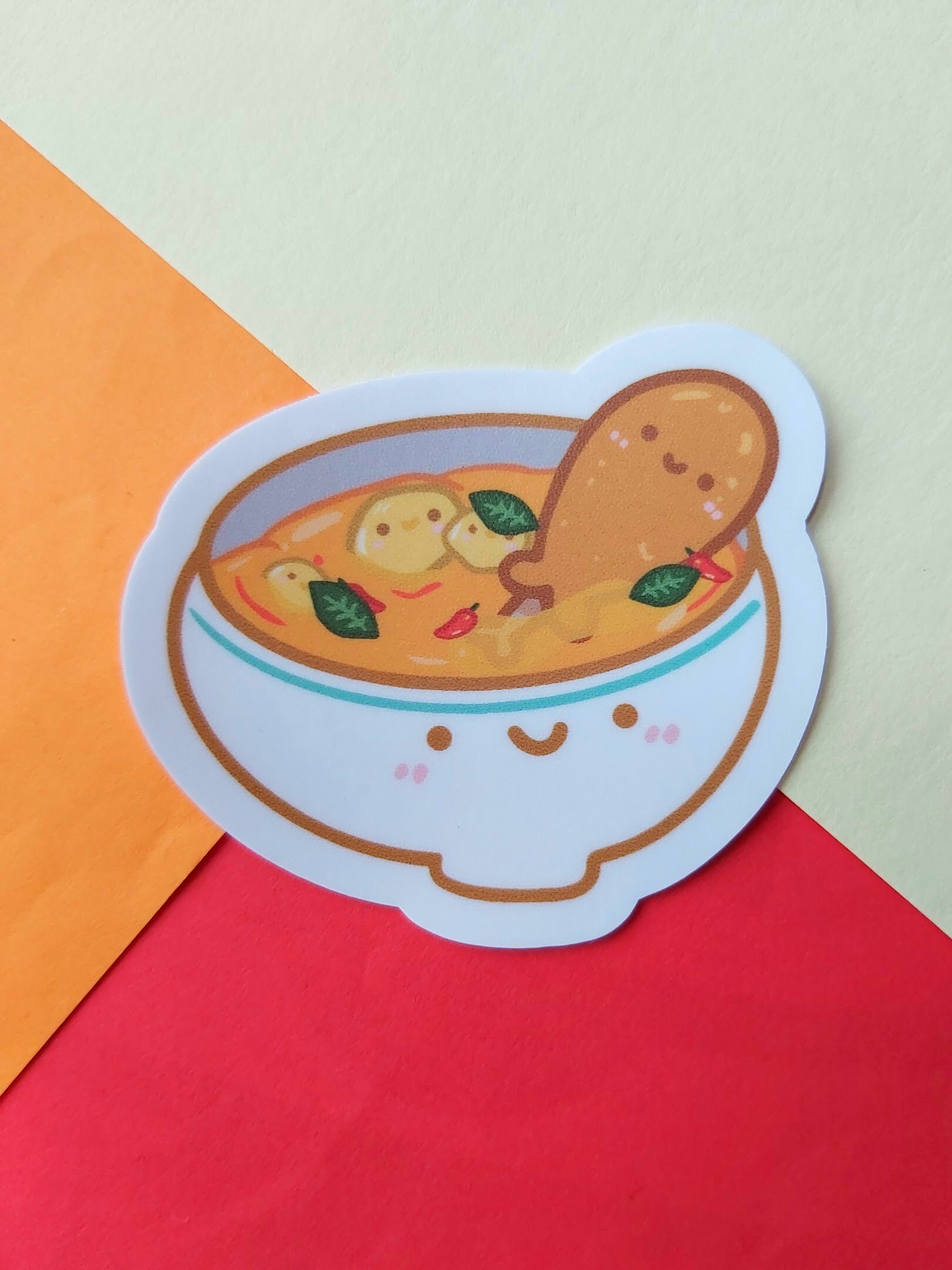 Kawaii soup stickers miso soup tomato soup french onion Etsy
