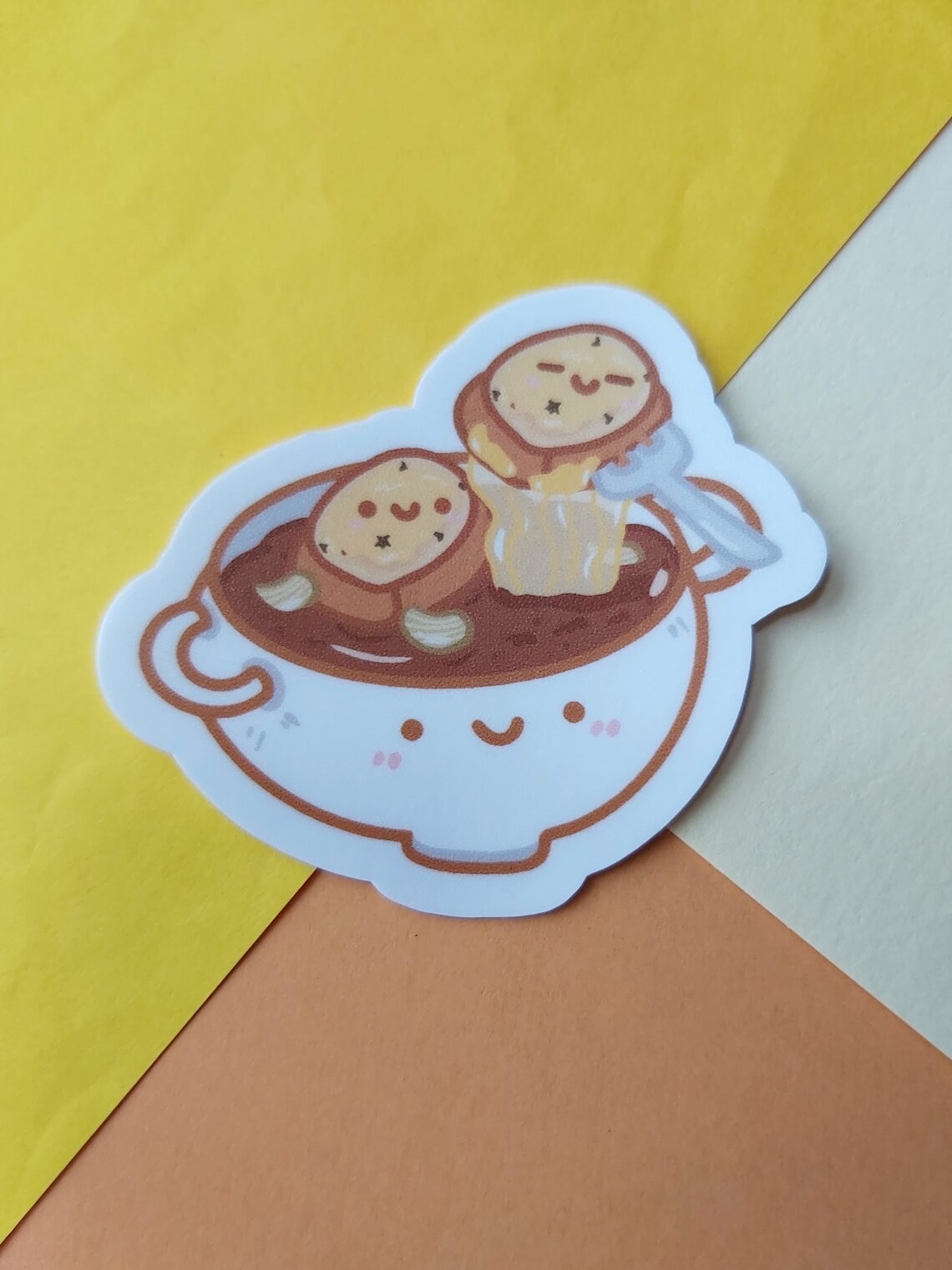 Kawaii soup stickers miso soup tomato soup french onion Etsy