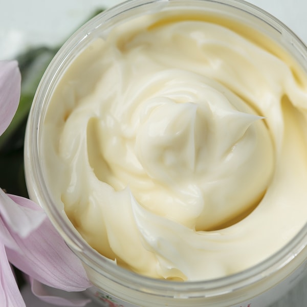 Hydrating Natural Body Cream with multiple fragrances