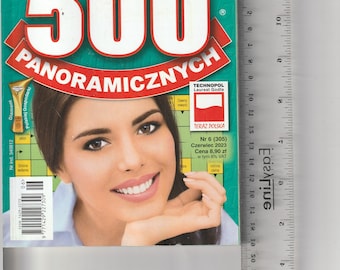 500 panoramicznych 6 2023 Krzyżówki Polish Crosswords  Kreuzworträtsel der Presse de mots croisés Mots croisé polonaise Польские кроссворды