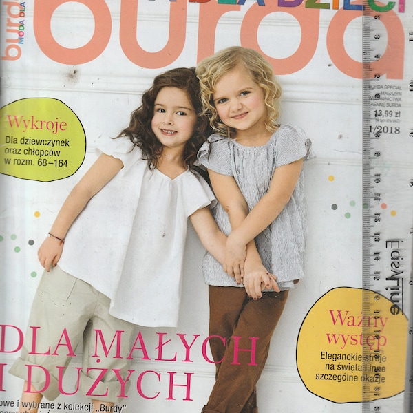 Burda 1/2018 Kindermode.