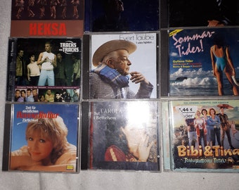 Set of 9 CDs produced by Swedish company Evert Taube and others