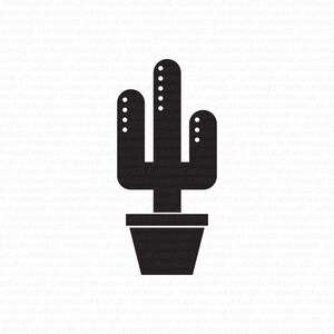 Cactus SVG. Cactus Vector. Cactus Clipart. Cactus SVG Design. Files for Cricut, Silhouette, Dxf, Png, Eps