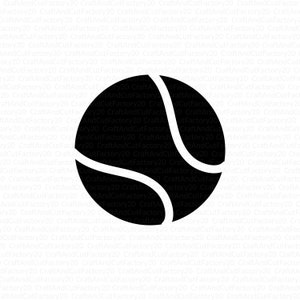 Tennis Ball svg. File for Cricut and Silhouette, Tennis Svg, Sports. Ball svg. Instant Download. EPS, DXF for Cricut, Silhouette