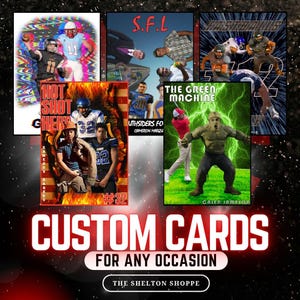 Fully Custom Trading Card – Fully Personalized Sports, Pet, Wedding, or Event Card – Any Theme, Photo & Text – Unique Gift and Keepsake!
