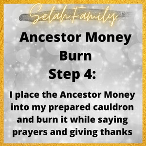 Protection Ancestor Money Burn image 5