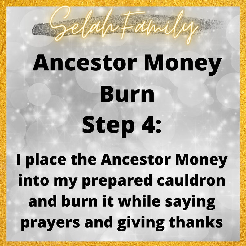 Protection Ancestor Money Burn image 5