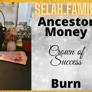 Ancestor Money is a note made for the sole purpose of being burnt and , Money Candle