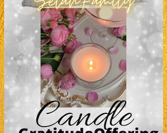 Candle Gratitude Offering