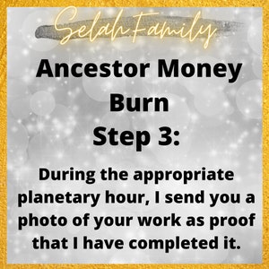 Protection Ancestor Money Burn image 4