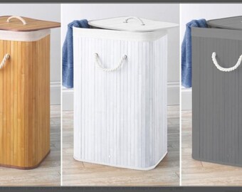 Featured image of post Bamboo Laundry Basket Action - Laundry baskets don&#039;t have to be made of canvas or wicker cane.