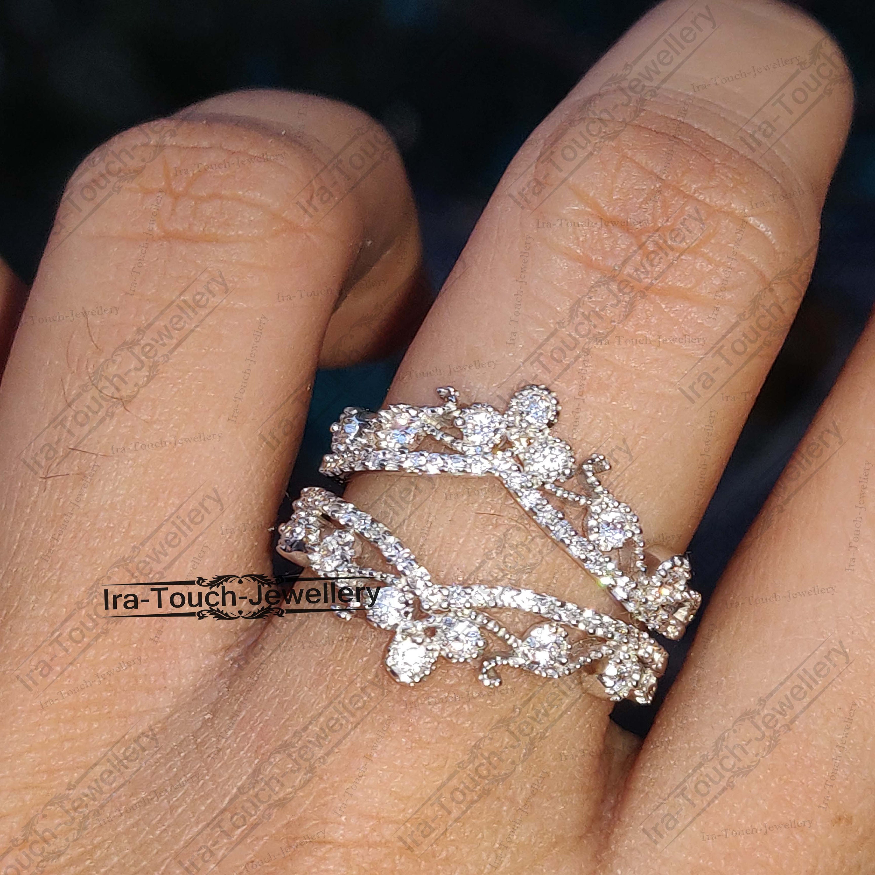 Diamond ring deals enhancers white gold
