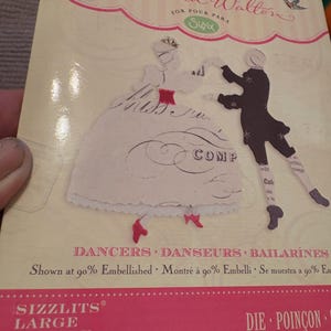 Sizzix Sizzlets Large die Dancers by Brenda Walton 658335 appears unopened