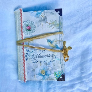 Floral journal/Nature journal/ summer notebook/ Memory keeping journal/ Botanical album/ Memories album