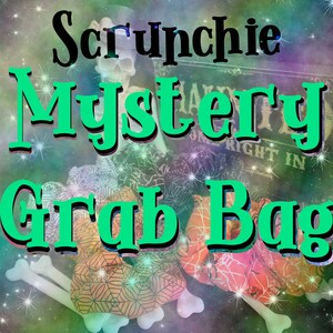 Mystery Halloween Scrunchies (3 Scrunchies) Grab Bag