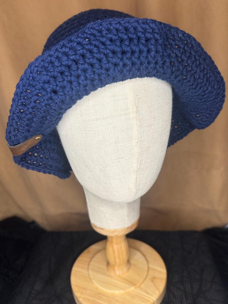 Blue Chain Black Bucket Hat main image 1