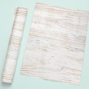 White Wood Photography Backdrop: Photorealistic Food & Product Styling Mat