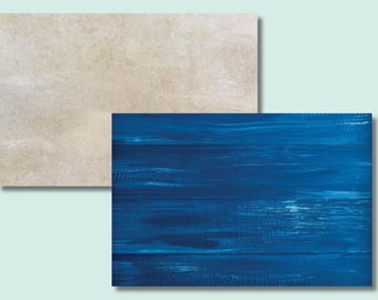 Double Sided Photography Backdrop: Sandy Beach & Blue Heaven