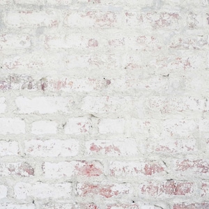 Worn White Brick Rigid Photography Backdrop | Flat Lay Photo Surface | Product Photography | Food Photography | Photo Styling Mat