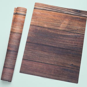 Warm Brown Wood Photography Backdrop: Rustic Product Styling Mat