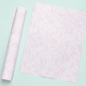 Pink Damask Photography Backdrop: Vintage Style Product Styling Mat