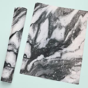 Dramatic Marble Photography Backdrop: Vinyl or Rigid Styling Mat