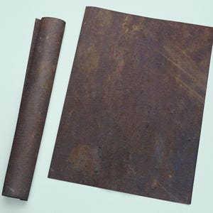 Rusty Metal Photography Backdrop: Industrial Food & Product Styling Mat