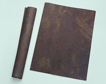 Rusty Metal Photography Backdrop: Industrial Food & Product Styling Mat