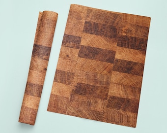 Butcher Block Photography Backdrop: Rustic Food Styling Mat