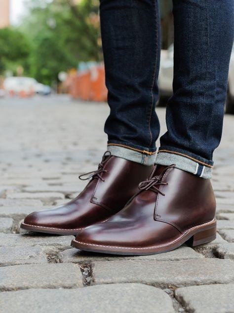 Handmade Leather Patina Shaded Chukka Boots for Men's - Etsy