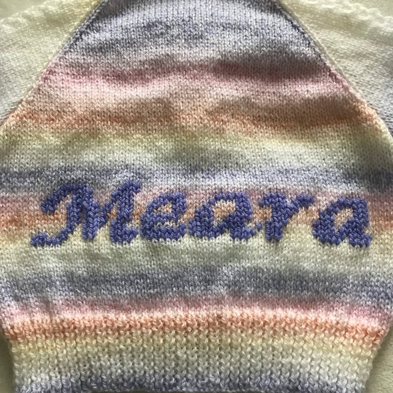 Personalised cardigan image 4