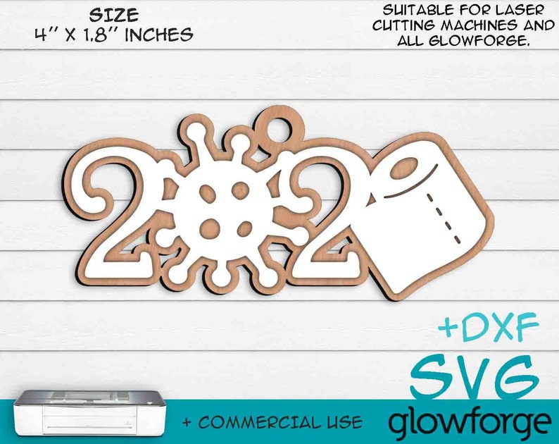 Download 2020 Christmas Ornaments Virus Toilet Paper Quarantine | Etsy