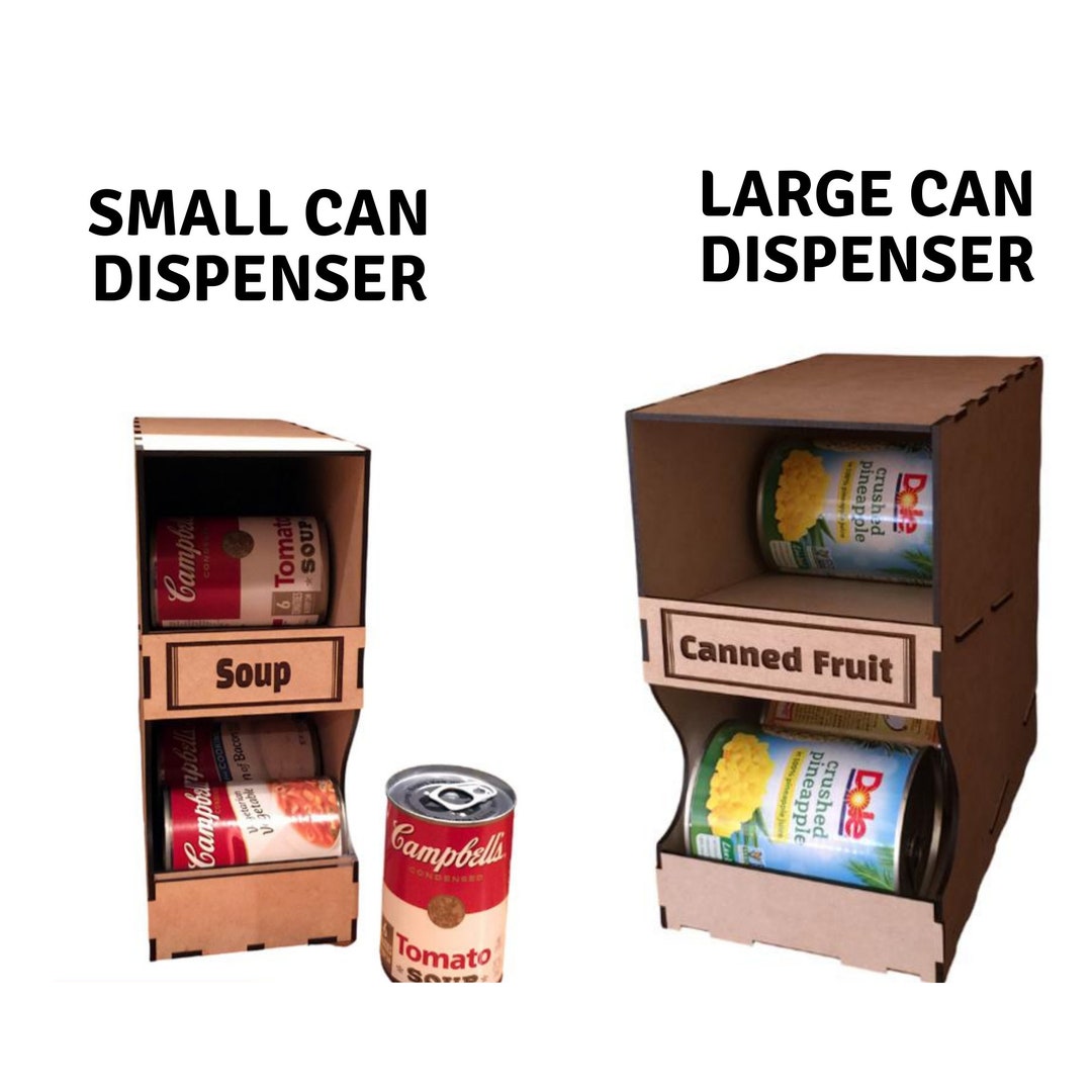 Rotating Can Rack Pantry Organizer Kitchen Storage Pantry Etsy