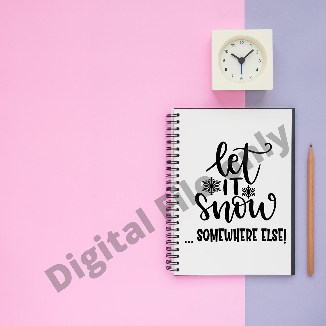 Download Let It Snow Somewhere Else SVG Funny SVG File Digital | Etsy