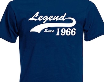 Legend Since 1966 Men's T-Shirt, 60th Birthday Gift For Men Him Dad Husband 60 Year Old Man