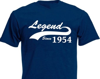 Legend Since 1954 Men's T-Shirt, 70th Birthday Gift For Men Him Dad Husband 70 Year Old Man