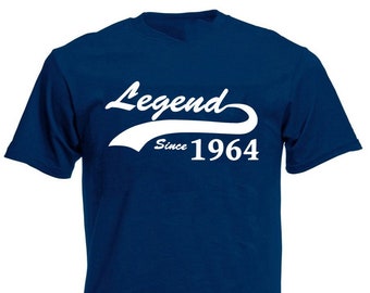 Legend Since 1964 Men's T-Shirt, 60th Birthday Gift For Men Him Dad Husband 60 Year Old Man